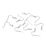 2000pcs Brass Earring Findings Clasps Hooks DIY Jewelry Making 19x17x0.5mm