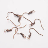 2000pcs Brass Earring Findings Clasps Hooks DIY Jewelry Making 19x17x0.5mm