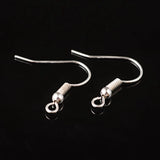 2000pcs Brass Earring Findings Clasps Hooks DIY Jewelry Making 19x17x0.5mm