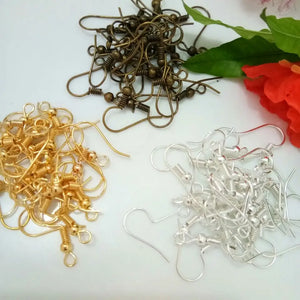 2000pcs Earring Hooks Earwire Clasp DIY Jewelry