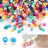 2000pcs 12Grids Glass Seed Beads Set for DIY Jewelry Making