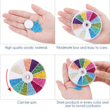 2000pcs 12Grids Glass Seed Beads Set for DIY Jewelry Making