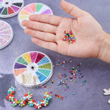 2000pcs 12Grids Glass Seed Beads Set for DIY Jewelry Making