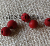 2000pcs 7mm Wooden Bead with Rose Scent for Rosary, Red Bead