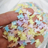 2000pcs DIY Mini Bear Half Beads for Jewelry Making