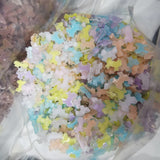 2000pcs 10mm DIY Mini Bow Ribbon Sticker Scrapbook Nail Slices Jewelry Making