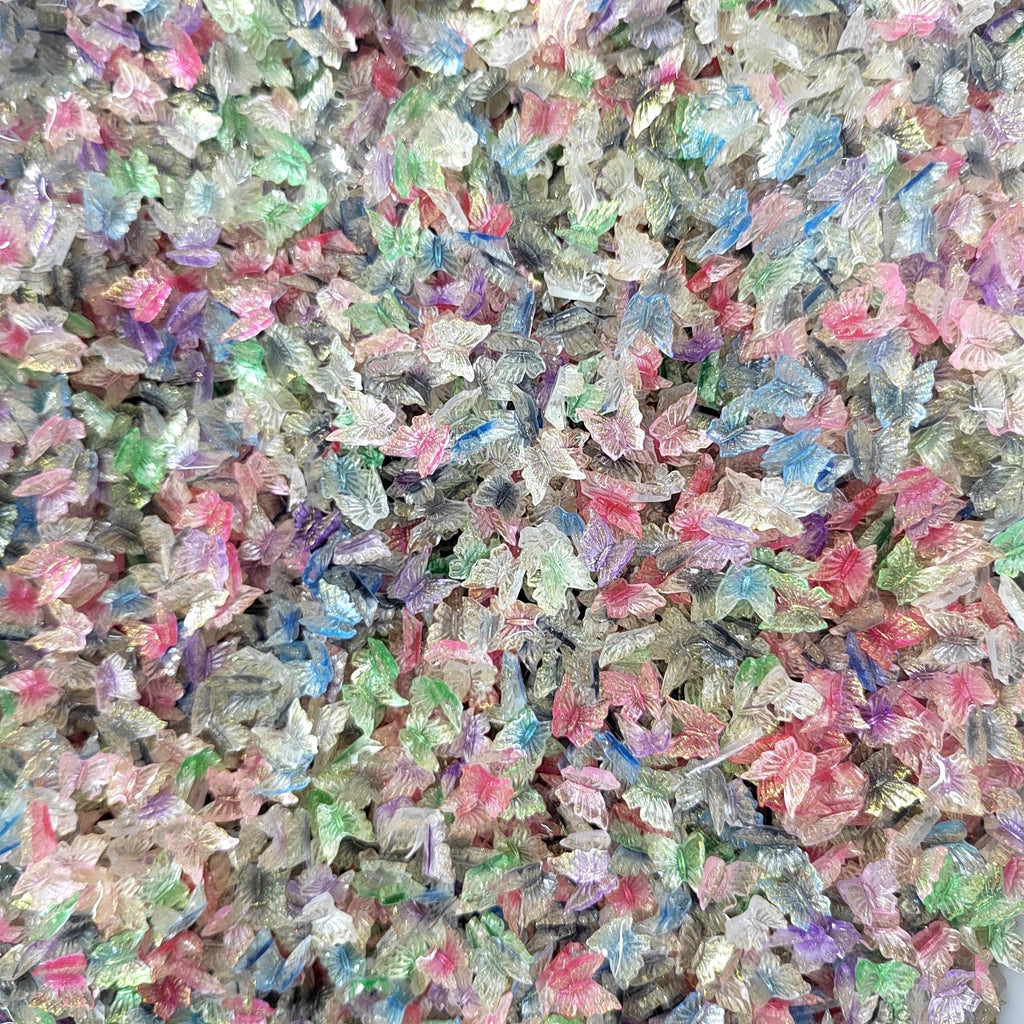 2000pcs 9mm Colorful Butterfly Sticker Scrapbook Nail Slices