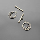 Antique Bronze Mermaid Toggle Clasp Bracelet Accessories