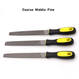 200MM Flat Mill Steel File Fine Teeth Woodworking Jewelry Grinding Tool