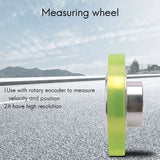 200mm Aluminum Polyurethane Encoder Wheel for Measuring