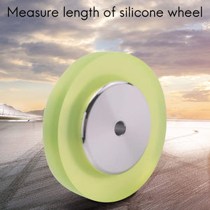200mm Aluminum Polyurethane Encoder Wheel for Measuring