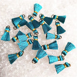 200PCS 15MM Small Tassel Pendants For Jewelry Designs or Crafts