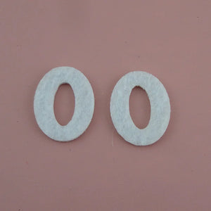 200PCS Felt Arabic Numerals Patches Charms Arabian Number 0-9 Appliques