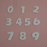 200PCS Felt Arabic Numerals Patches Charms Arabian Number 0-9 Appliques
