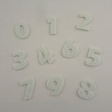 200PCS Felt Arabic Numerals Patches Charms Arabian Number 0-9 Appliques