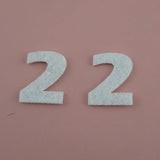 200PCS Felt Arabic Numerals Patches Charms Arabian Number 0-9 Appliques
