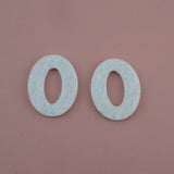 200PCS Felt Arabic Numerals Patches Charms Arabian Number 0-9 Appliques