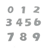 200PCS Felt Arabic Numerals Patches Charms Arabian Number 0-9 Appliques