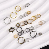 200PCS Open Jump Rings Double Loops Split Rings Connectors Jewelry Making DIY