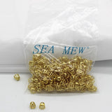 200PCS 5*6mm Copper Bead Cap Flower Stamen Tray Base Setting