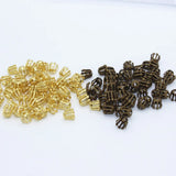 200PCS 5*6mm Copper Bead Cap Flower Stamen Tray Base Setting