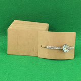 Hair Clip Card Jewelry Display 5x7cm Blank Packaging Card
