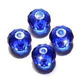 200PCS 6x8MM Austrain Crystal Round Beads Faceted Rondelle Glass Beads