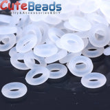 200PCS 6mm/7mm Rubber Stopper Rings Charms for Bracelet Making