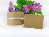 200PCS Hair Clip Cards 5*7cm Hairpin Accessory Display Packaging Blank Cards
