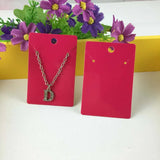 200PCS Blank Jewelry Display Cards Vintage Classic Card Logo Accepted