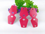 200PCS Necklace Cards 9x4cm Hot Pink/Brown Blank Jewelry Cards