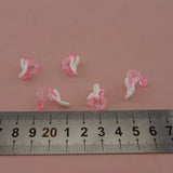 200PCS Pink Kids Plastic Earrings DIY Jewelry Material