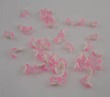 200PCS Pink Kids Plastic Earrings DIY Jewelry Material