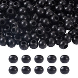 200Pc 20mm Wooden Beads Spacer Round Balls for Macrame DIY Craft Jewelry Making