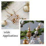 200Pc 20mm Wooden Beads Spacer Round Balls for Macrame DIY Craft Jewelry Making