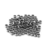 200Pcs Stainless Steel Ball Stopper Crimp End Beads Spacer Beads for DIY Jewelry