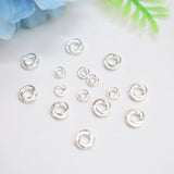 200Pcs 14K Plated Twist Ring Spacer Gasket Beads DIY Accessories