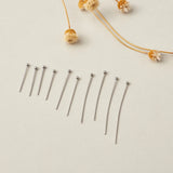 200Pcs 18-35mm Stainless Steel Ball Head Pins for Jewelry Making