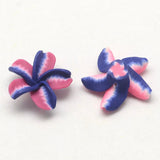 200Pcs 3D Floral Clay Beads for DIY Jewelry Making