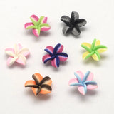 200Pcs 3D Floral Clay Beads for DIY Jewelry Making