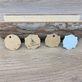 200Pcs Mini Circular Sling Card Wedding Decoration Label Cards