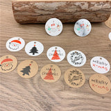 200Pcs Mini Circular Sling Card Wedding Decoration Label Cards