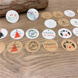 200Pcs Mini Circular Sling Card Wedding Decoration Label Cards