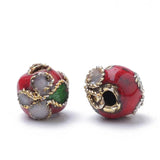 200Pcs Mixed Cloisonne Beads for Jewelry Making