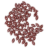 200 Acrylic Football Beads for Necklaces