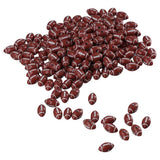 200 Acrylic Football Beads for Necklaces