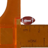 200 Acrylic Football Beads for Necklaces
