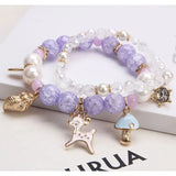 200Pcs 8MM Round Crackle Beads for DIY Charm Bracelet Craft
