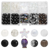 200Pcs/Box 8mm Green Crystal Glass Beads Jewelry Making Kits