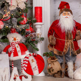 200Pcs Christmas Wood Buttons Santa Tree Bell Socks Beads 2-Hole Flatback DIY